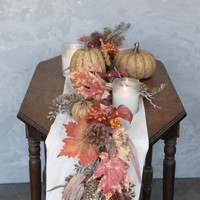 6' MAPLE LEAF & EUCALYPTUS GARLAND