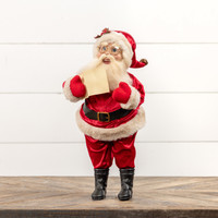 SINGING SANTA W/ RED COAT