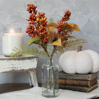 14" BERRIES & CHOCOLATE LACE IN VASE