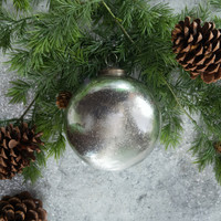 5" SILVER KUGEL ORNAMENT