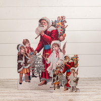 36" SANTA W/ CHILDREN DUMMY BOARD