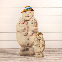 18" SNOWMAN FAMILY DUMMY BOARD