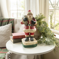14" PRIMITIVE TABLETOP SANTA