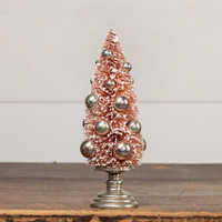 10.5" PINK TREE W/ SILVER BASE