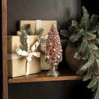 10.5" PINK TREE W/ SILVER BASE