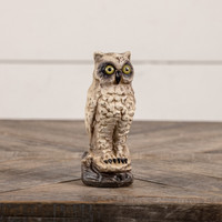 6" VINTAGE WHITE OWL