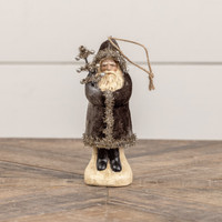 CHARCOAL VELVET BELSNICKLE ORNAMENT