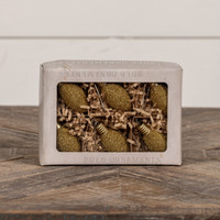 SET/ 6 GOLD GLASS GLITTER BULBS
