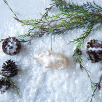 4" MOUSE ORNAMENT