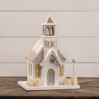 15.5" LIGHT UP CHURCH