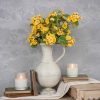 30" YELLOW GERANIUM SPRAY