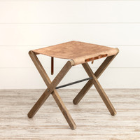 RUST CANVAS CAMPING CHAIR