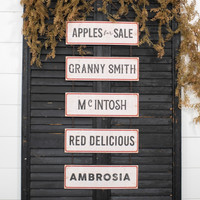 APPLES FOR SALE SIGN