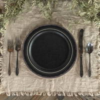 BLACK CRACKLE PLATE