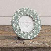 4" ROUND JADE PHOTO FRAME