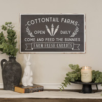 COME AND FEED THE BUNNIES SIGN