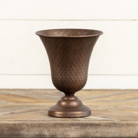 8.75" FLARED BRONZE VASE