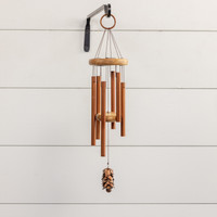 BRONZE WIND CHIME W/ PINECONE