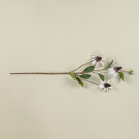 33" WHITE BLACK-EYED SUSAN SPRAY