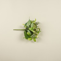 17" CREAM LOTUS POD & BERRY BUSH