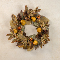 22" PEAR & POMEGRANATE WREATH