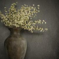 41" PINK TIPPED BLOSSOM SPRAY