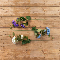 37" BLUE HYDRANGEA SPRAY