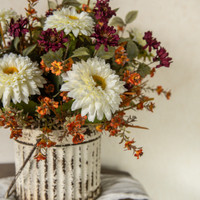 34" BURGUNDY DAISY SPRAY