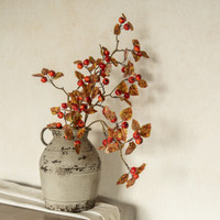 37" ORANGE HAWTHORN BERRY SPRAY