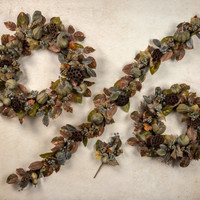 14" GREEN BERRY & GOURD PICK