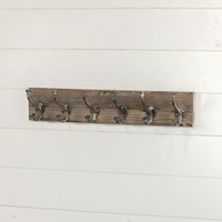 RUSTIC BLACK WALL HOOKS