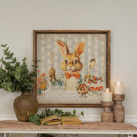 FRAMED DESSERT BUNNY PRINT