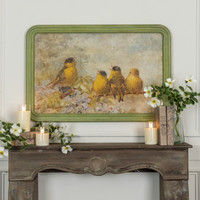 FRAMED SINGING BIRDS PRINT