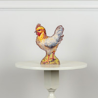 12" TABLETOP SPRING ROOSTER