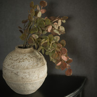 14.5" RUST POPLAR LEAF BUSH