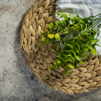 14" YELLOW GREEN EUCALYPTUS LEAF SPRAY