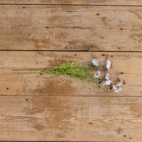 22" DUSTY BLUE WILDFLOWER SPRAY