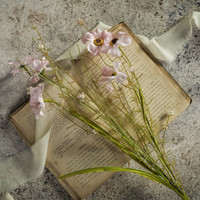 22" PINK WILDFLOWER SPRAY