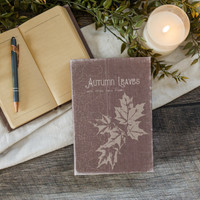 8.5" AUTUMN LEAVES JOURNAL
