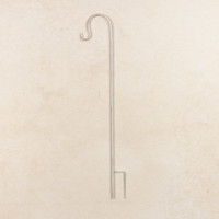 35.5" WHITE GARDEN HOOK