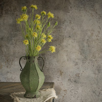 35.5" YELLOW DAISY SPRAY