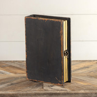 BLACK VINTAGE BOOK BOX