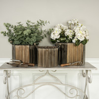 SET/ 3 HEXAGON BUCKETS