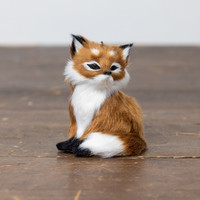 FUR FOX ORNAMENT