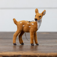 FUR DEER ORNAMENT