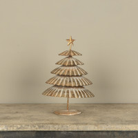 AGED METAL LAYERED TREE