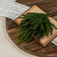 15" PINE W/ MINI PINECONES BUSH