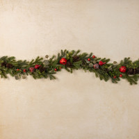 6' POMEGRANATE GARLAND