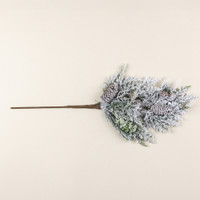 29" SNOWY CEDAR W/ MIXED PINECONES SPRAY