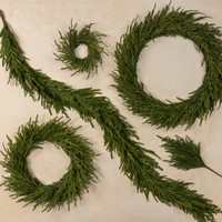 30" SOFT TOUCH NORFOLK PINE WREATH